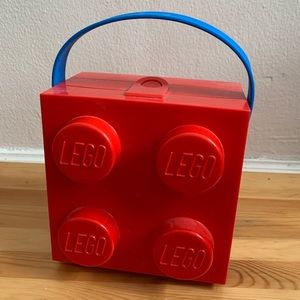 LEGO red lunchbox/ handbag